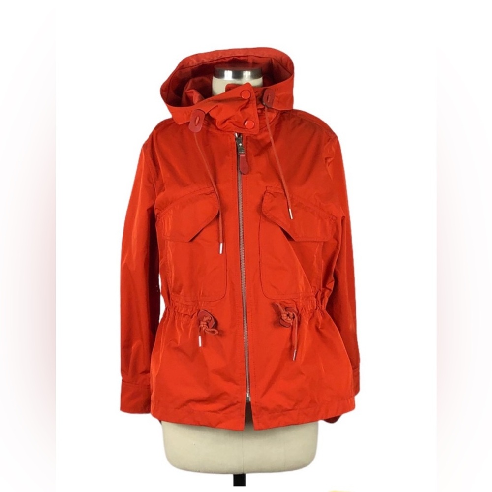 Coach Brand - Coral Hooded Rain Jacket (Fits Like Small)